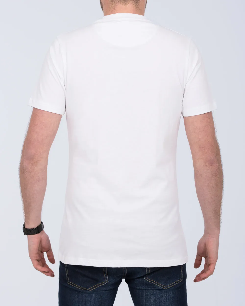 2t Tall Fistral Beach T-Shirt (white)