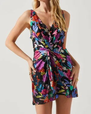 Alivia Dress In Pink Multi | Pink Multi