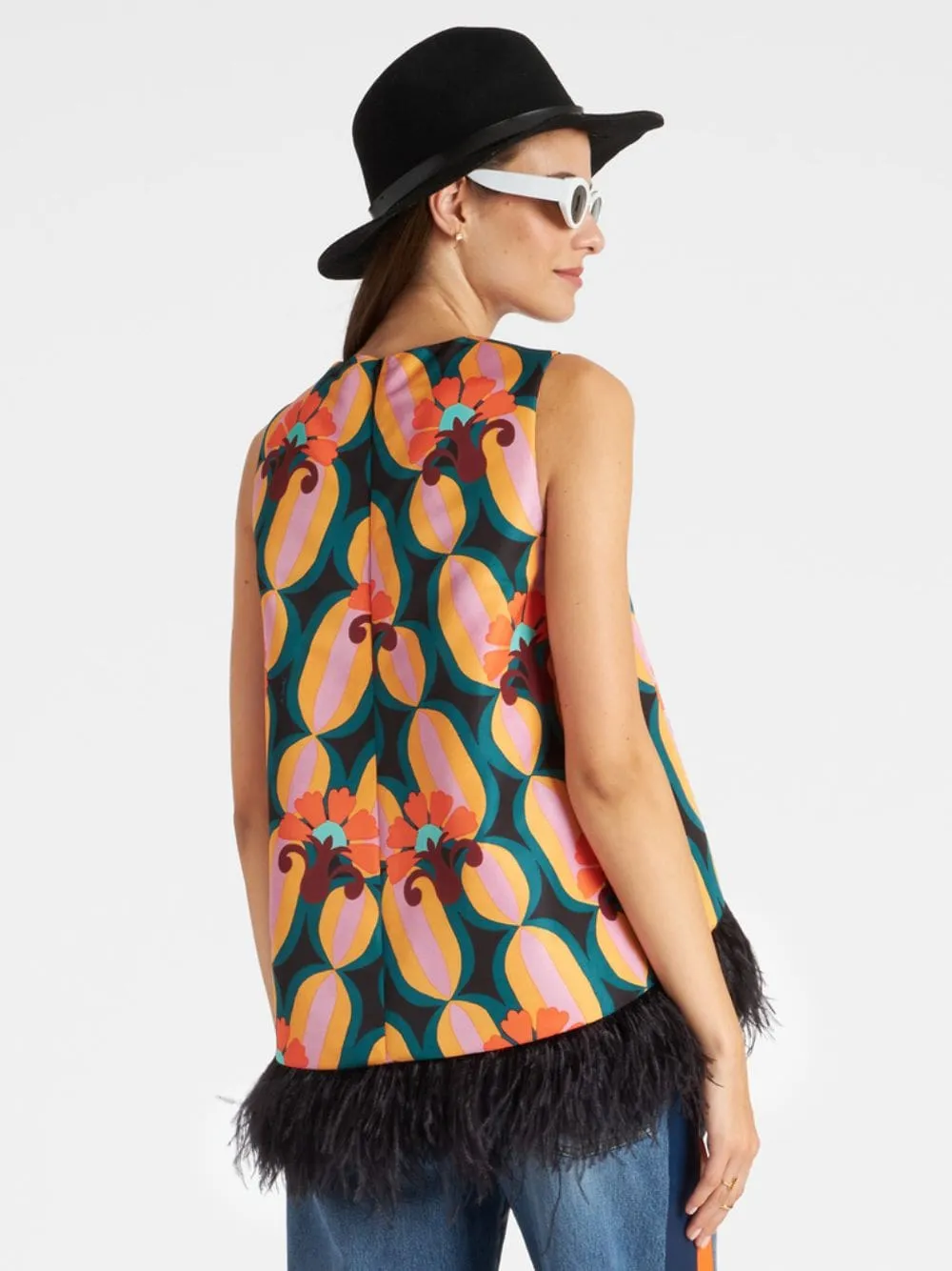 Arcturus Print La Scala Top