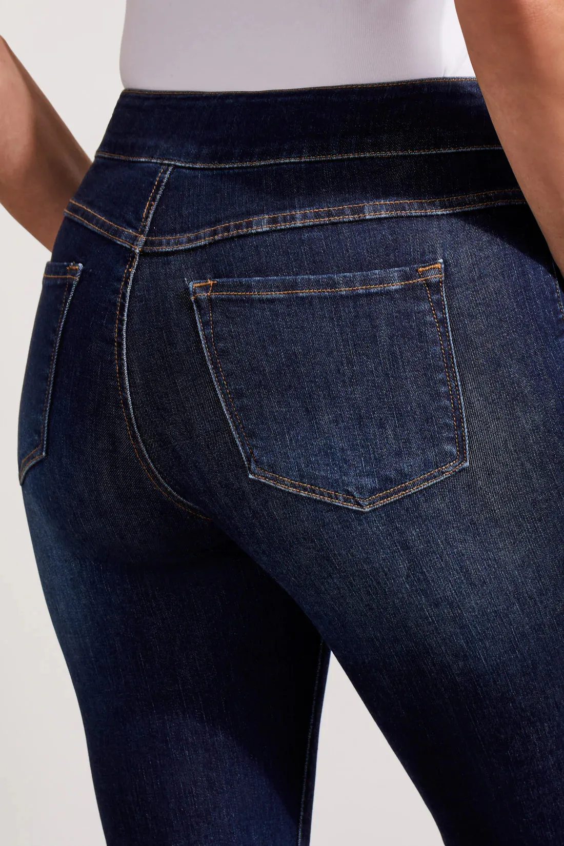 Audrey Pull-On Ankle Jegging (Deep Ocean Blue)