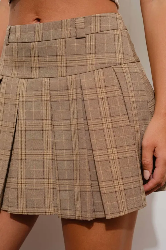 Classic Plaid Mini Skirt