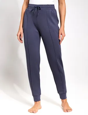 Cuffed High Waisted Slim Fit Yoga Jogger - Nightshade