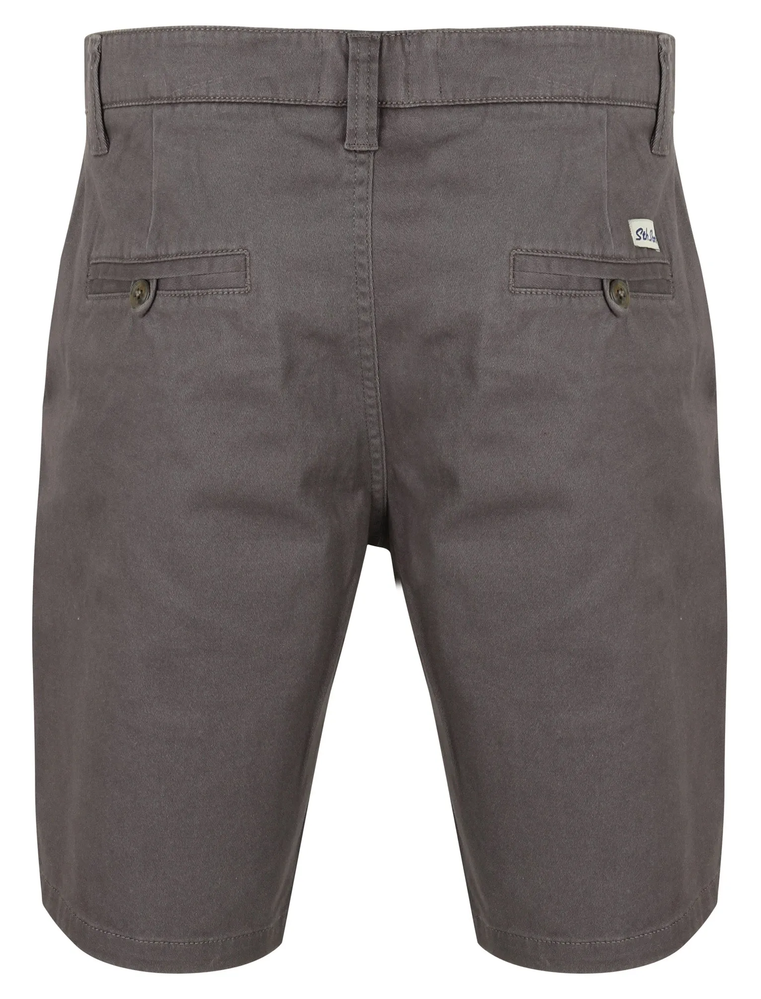 Daly 2 Pack Cotton Twill Chino Shorts with Stretch in Mood Indigo / Dark Grey - South Shore