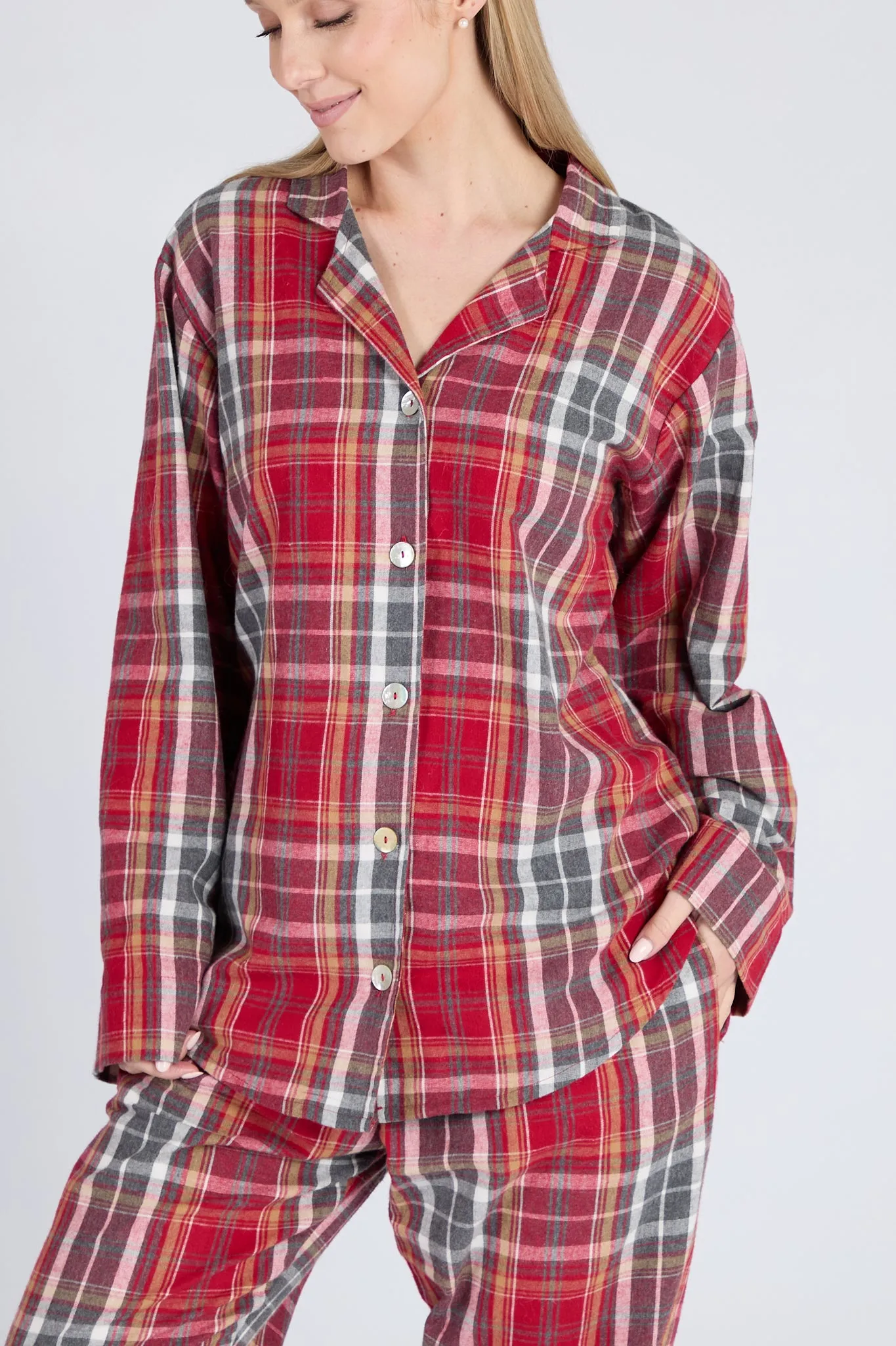 Foxford Tartan Flannel Standard Pyjama Set