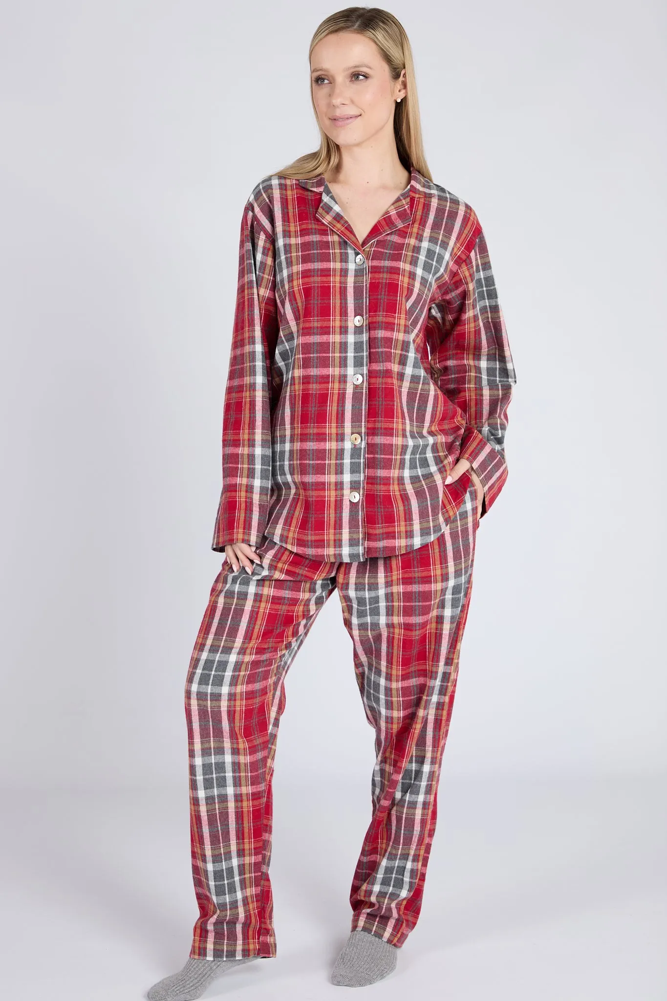 Foxford Tartan Flannel Standard Pyjama Set