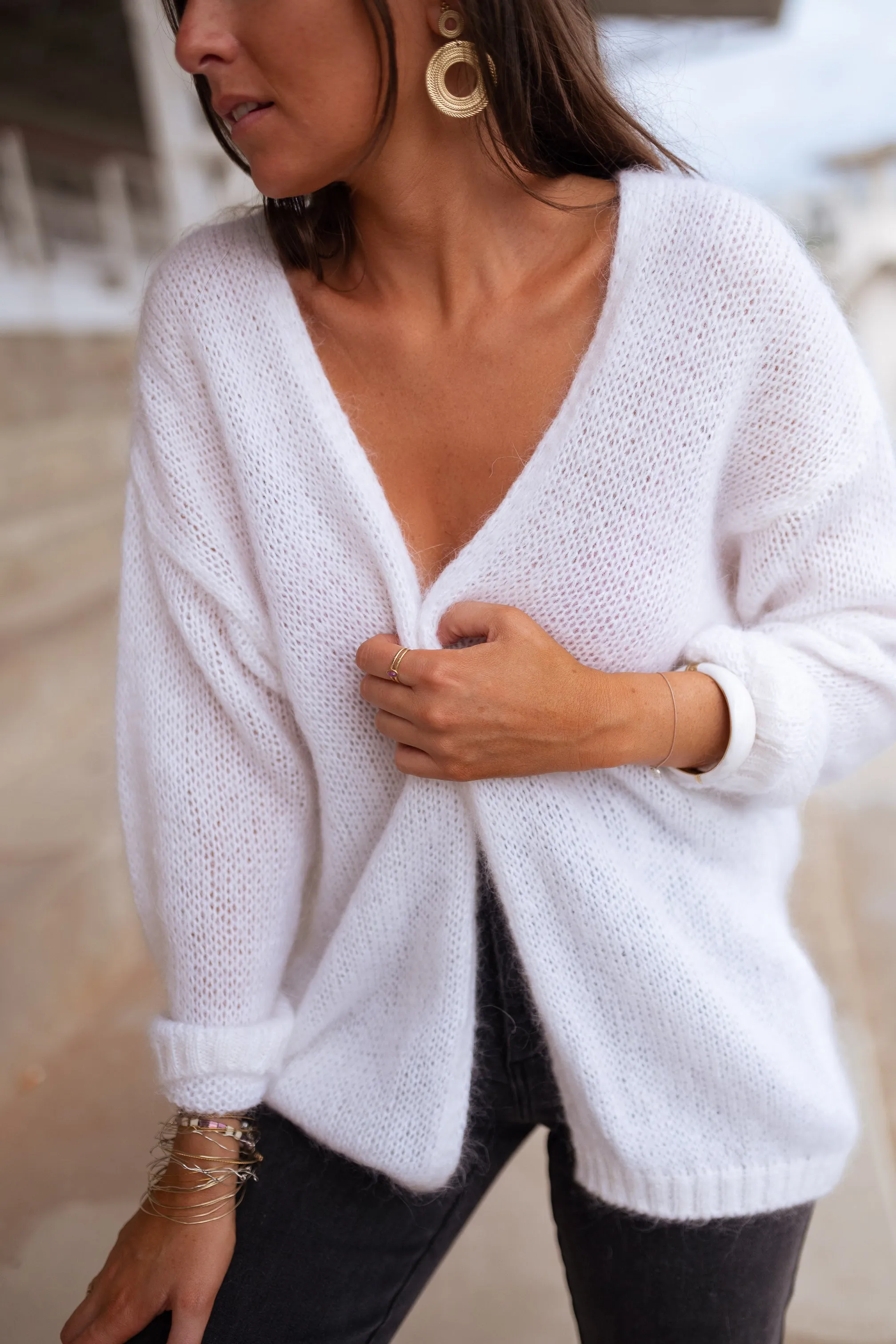 Gilet Easy Clothes - écru