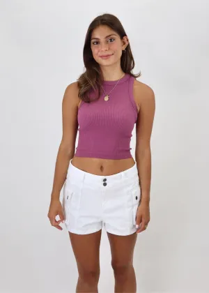 Heart Beating Tank ★ Maroon
