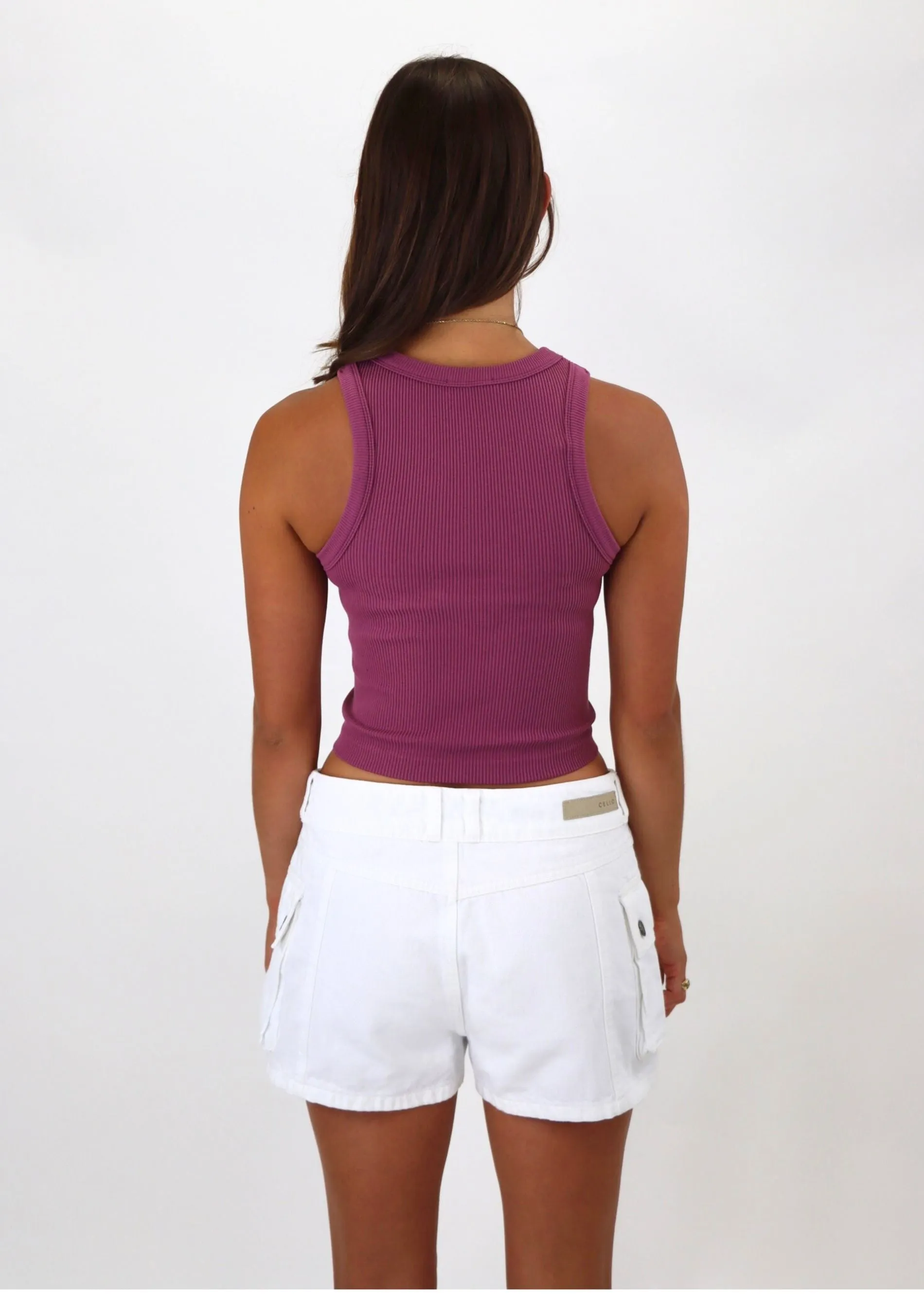 Heart Beating Tank ★ Maroon
