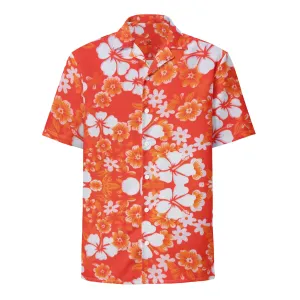 Humble Sportswear™ Men's Hawaiian Floral Button Shirt