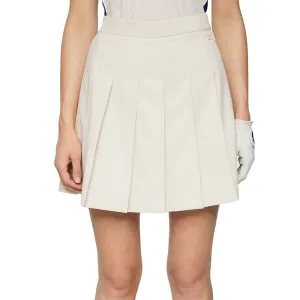 J.Lindeberg Women's Adina Golf Skirt - Moonbeam