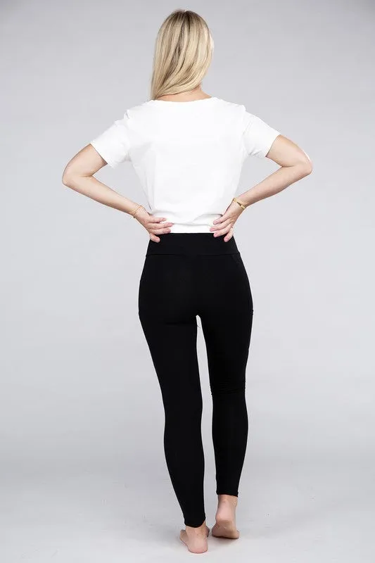Leg Day Active Leggings Featuring Concealed Pockets