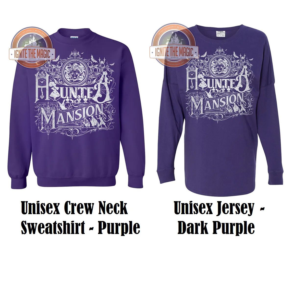 Meet Me at the Haunted Mansion - Unisex Long Sleeve - Jerseys, Sweatshirts, Hoodies