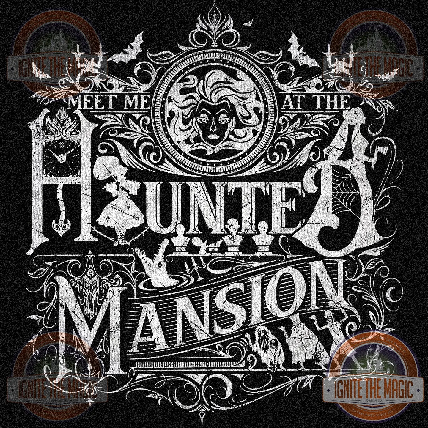 Meet Me at the Haunted Mansion - Unisex Tees   Tanks