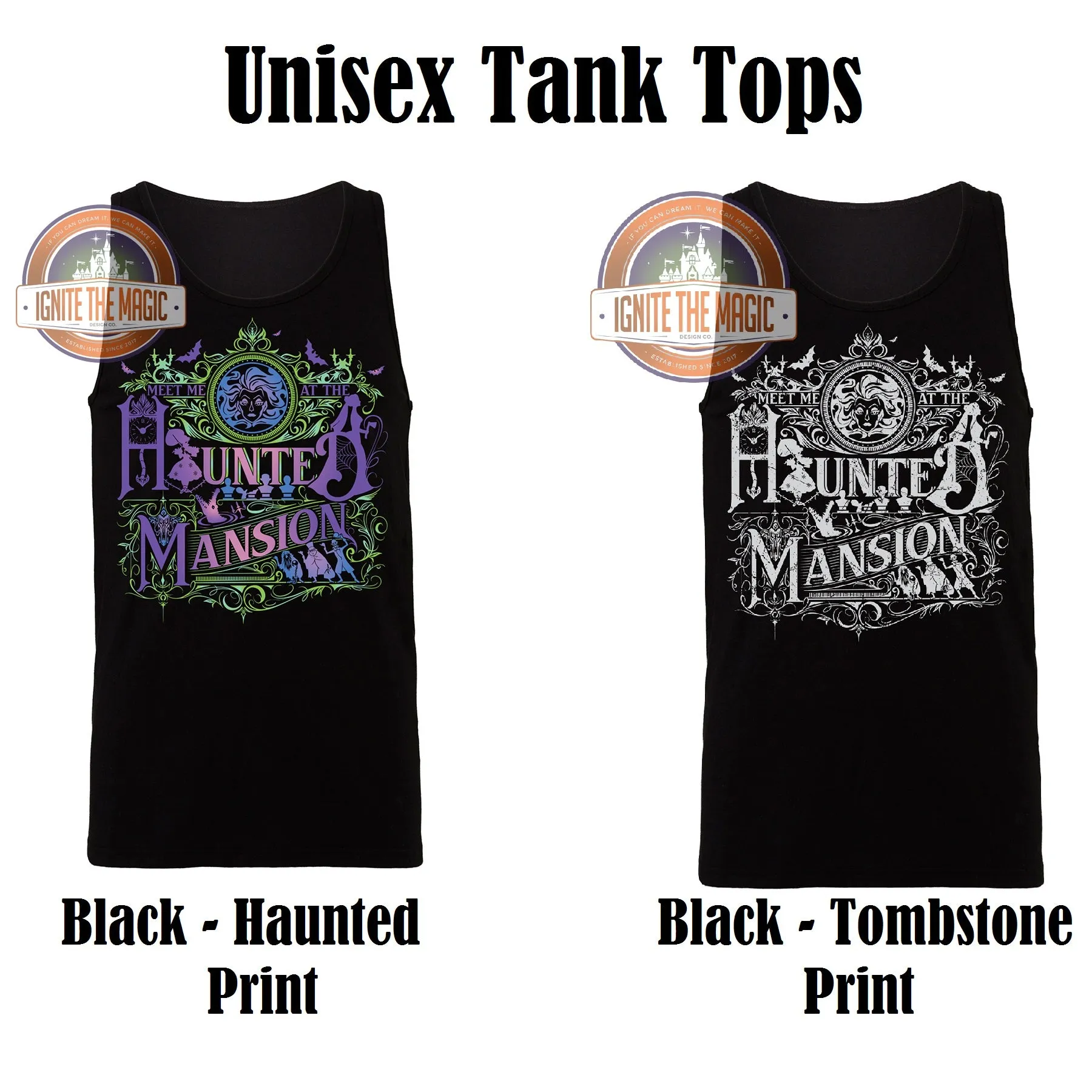 Meet Me at the Haunted Mansion - Unisex Tees   Tanks