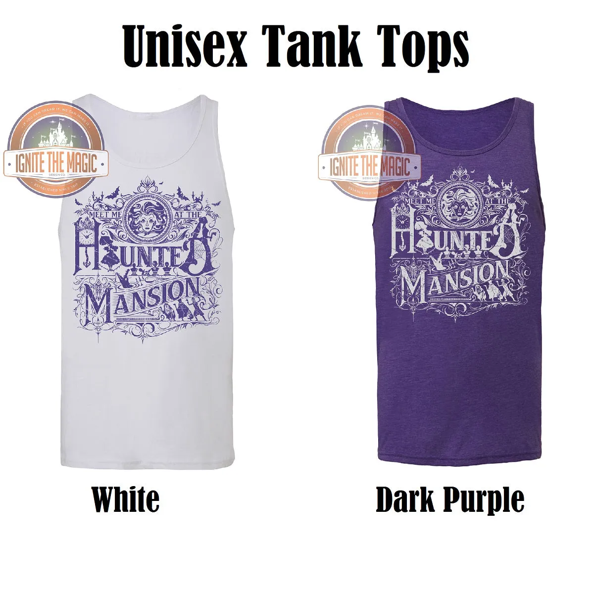 Meet Me at the Haunted Mansion - Unisex Tees   Tanks