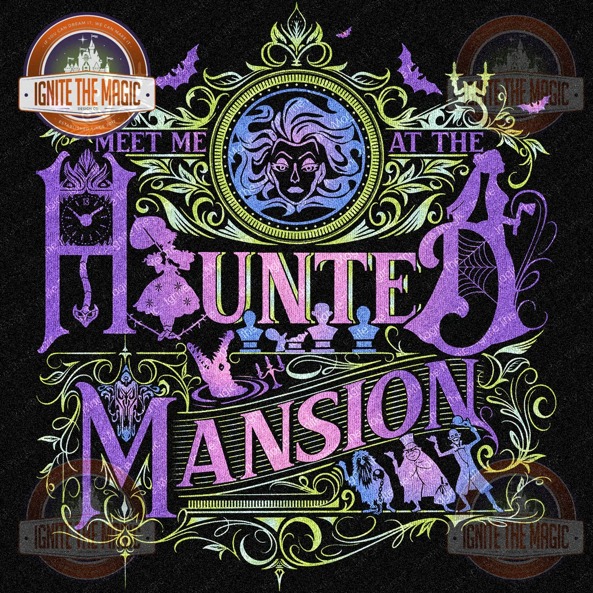 Meet Me at the Haunted Mansion - Unisex Tees   Tanks