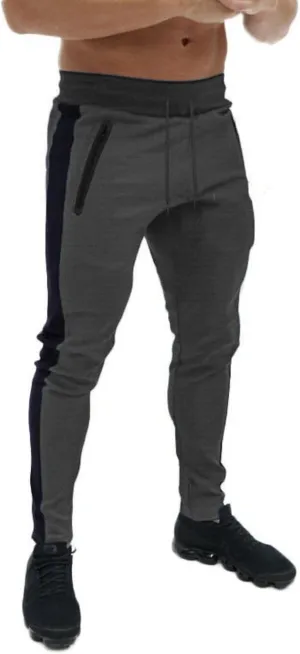 Men's Joggers Sweatpants Casual Open Bottom Straight Leg Pants Slim Fit for Running Urban Streetwear Hip Hop