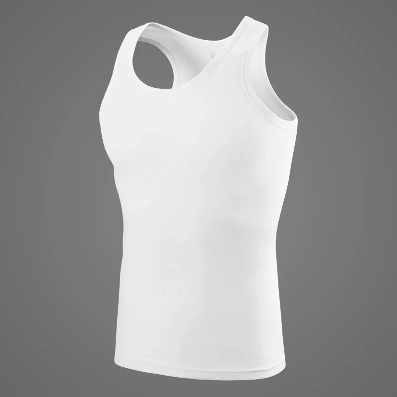 Men's pure cotton vest fitness training