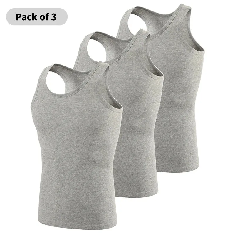 Men's pure cotton vest fitness training