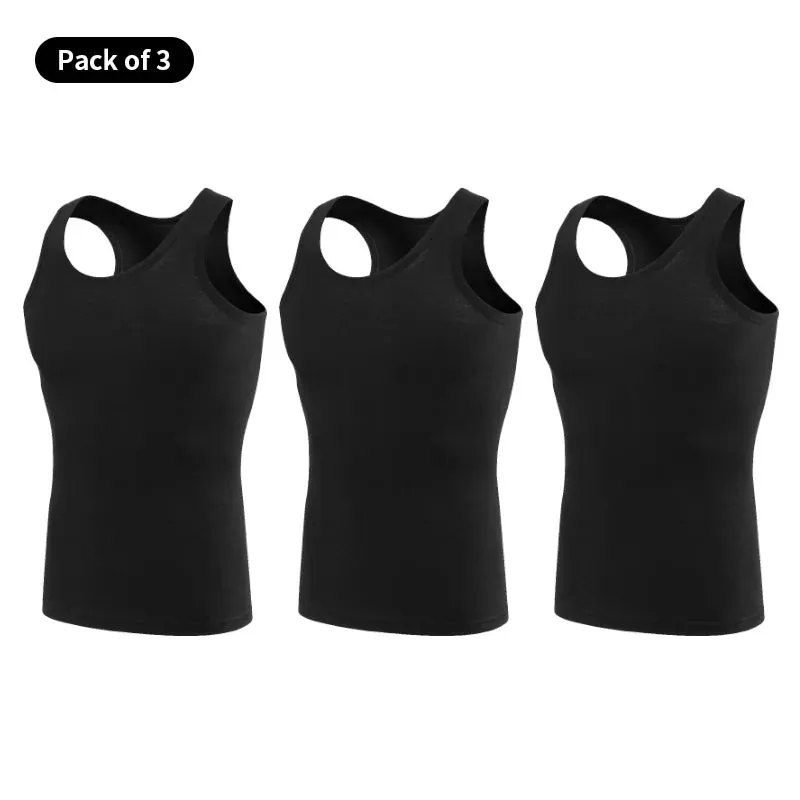 Men's pure cotton vest fitness training