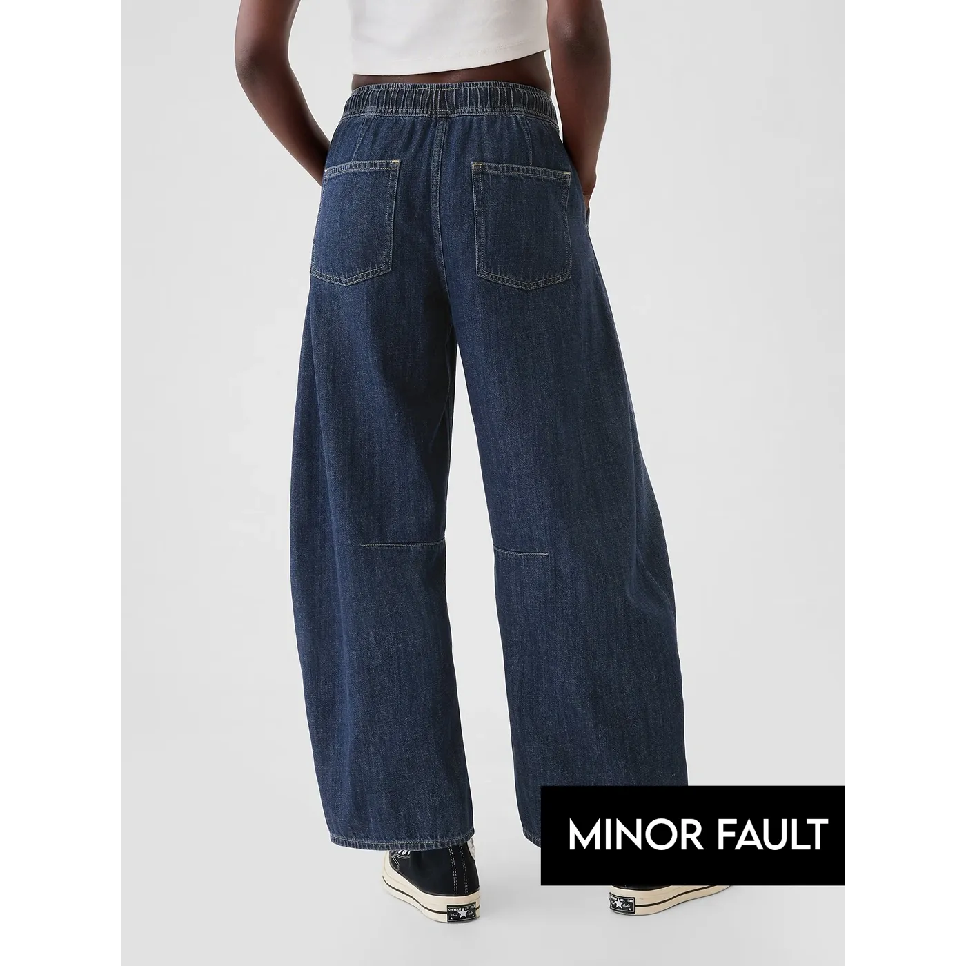 (Minor Fault) Mid Rise Easy Horseshoe Jeans