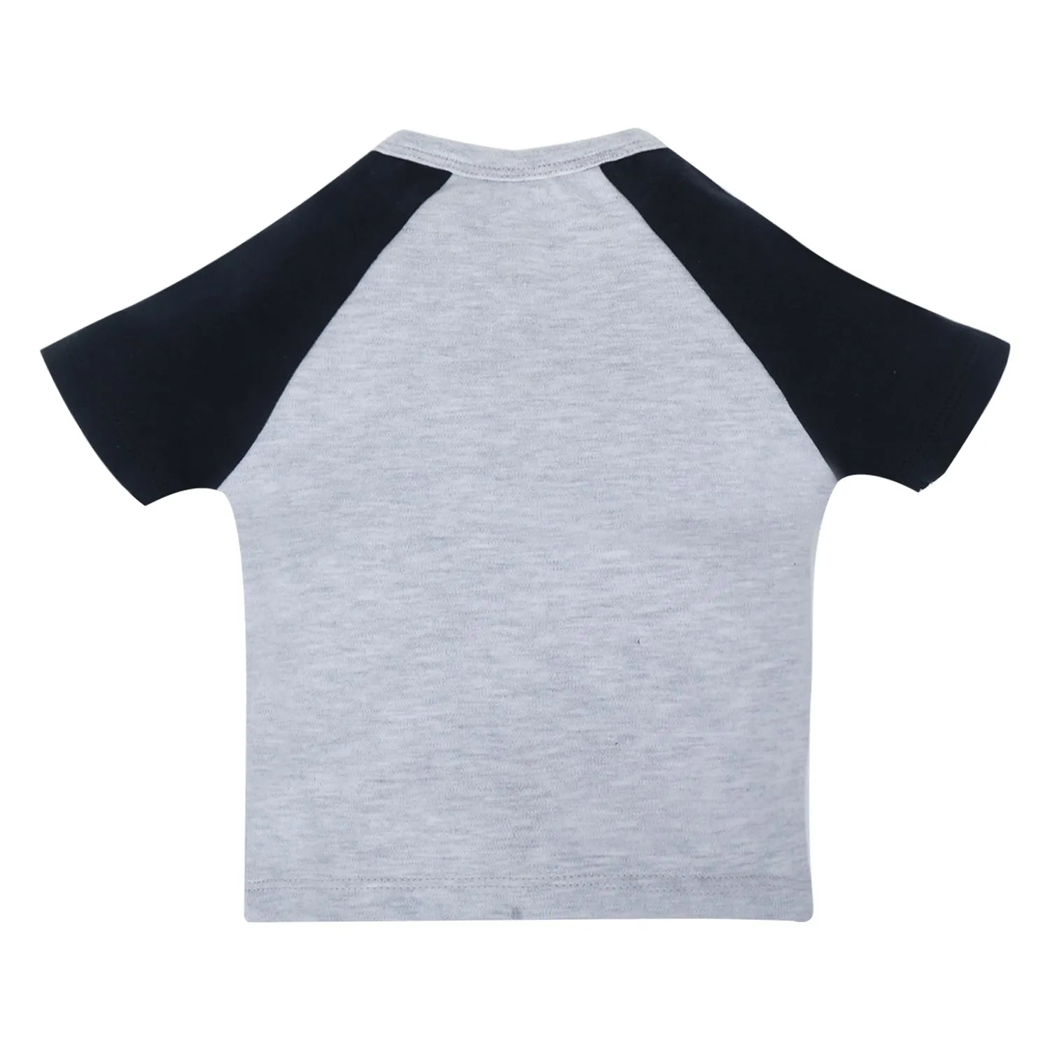 My Milestones T-shirt Half Sleeves Boys Yellow Grey/ Grey Navy Blue-2Pc Pack