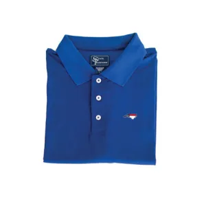 North Carolina Traditional Clubhouse Performance Polo Blue