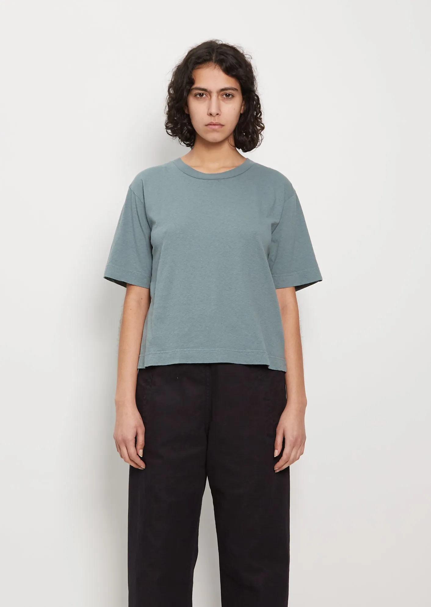 Organic Cotton & Linen Simple T-Shirt