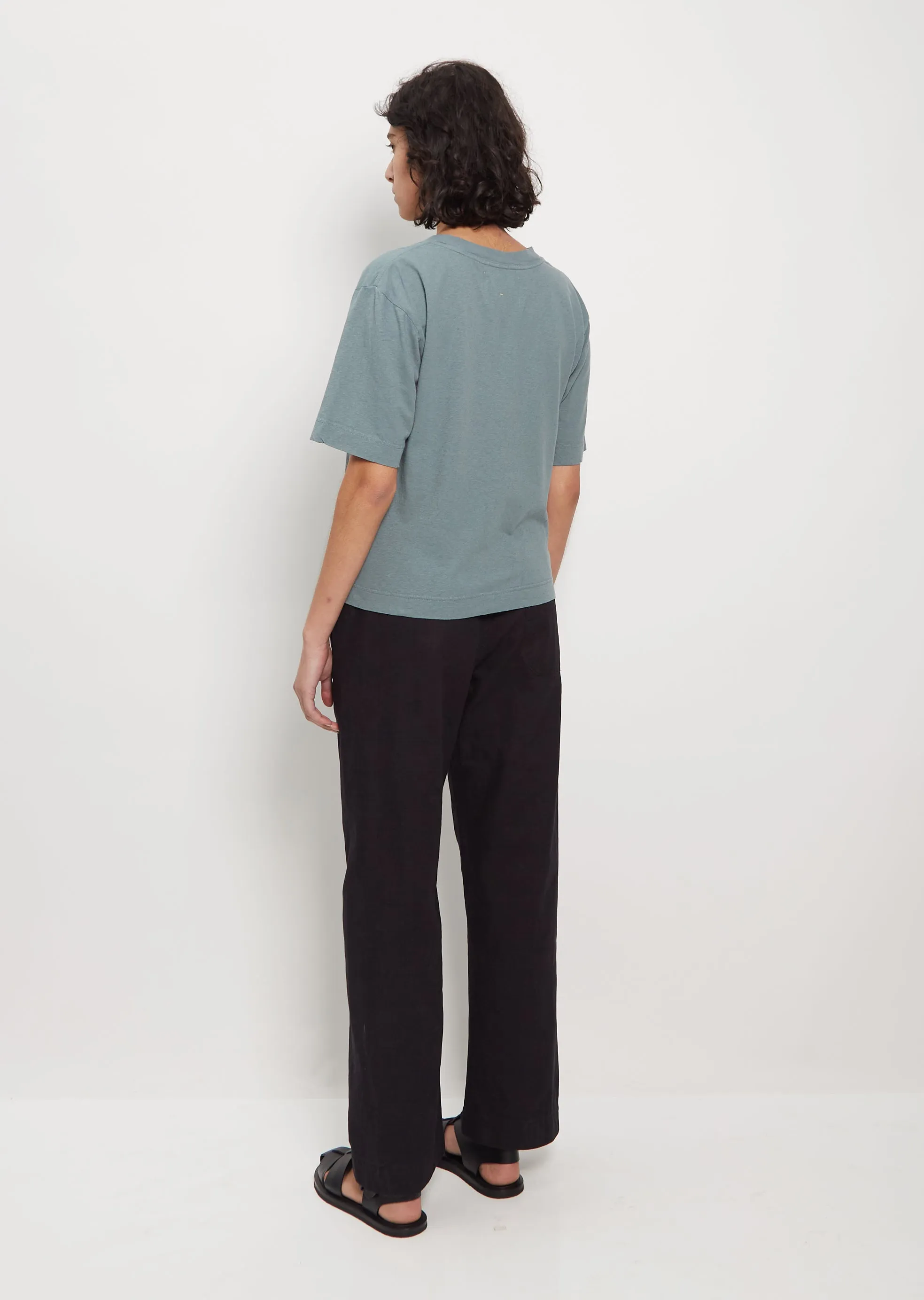 Organic Cotton & Linen Simple T-Shirt