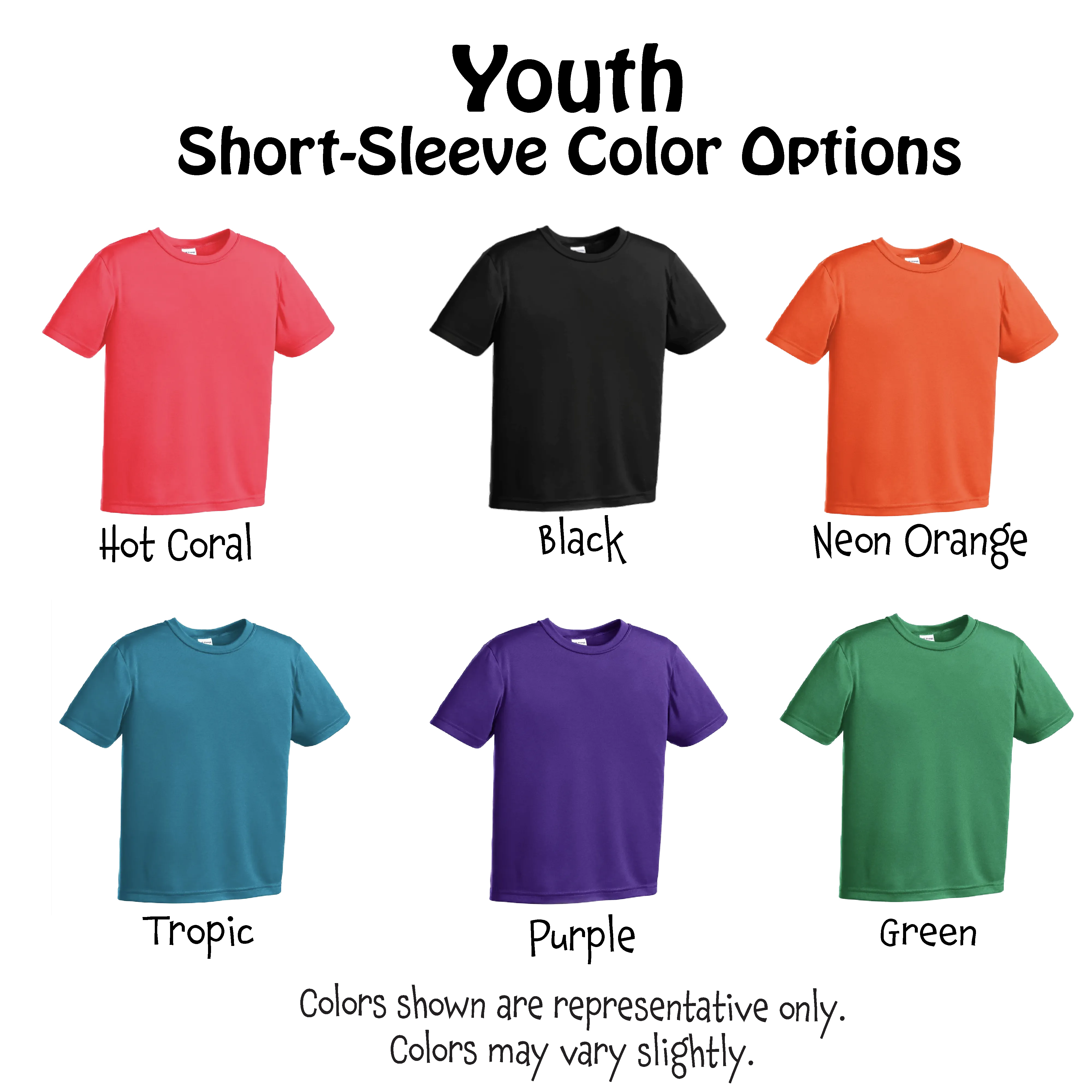 Pickleball Impact | Youth Short Sleeve Pickleball Shirts | 100% Polyester