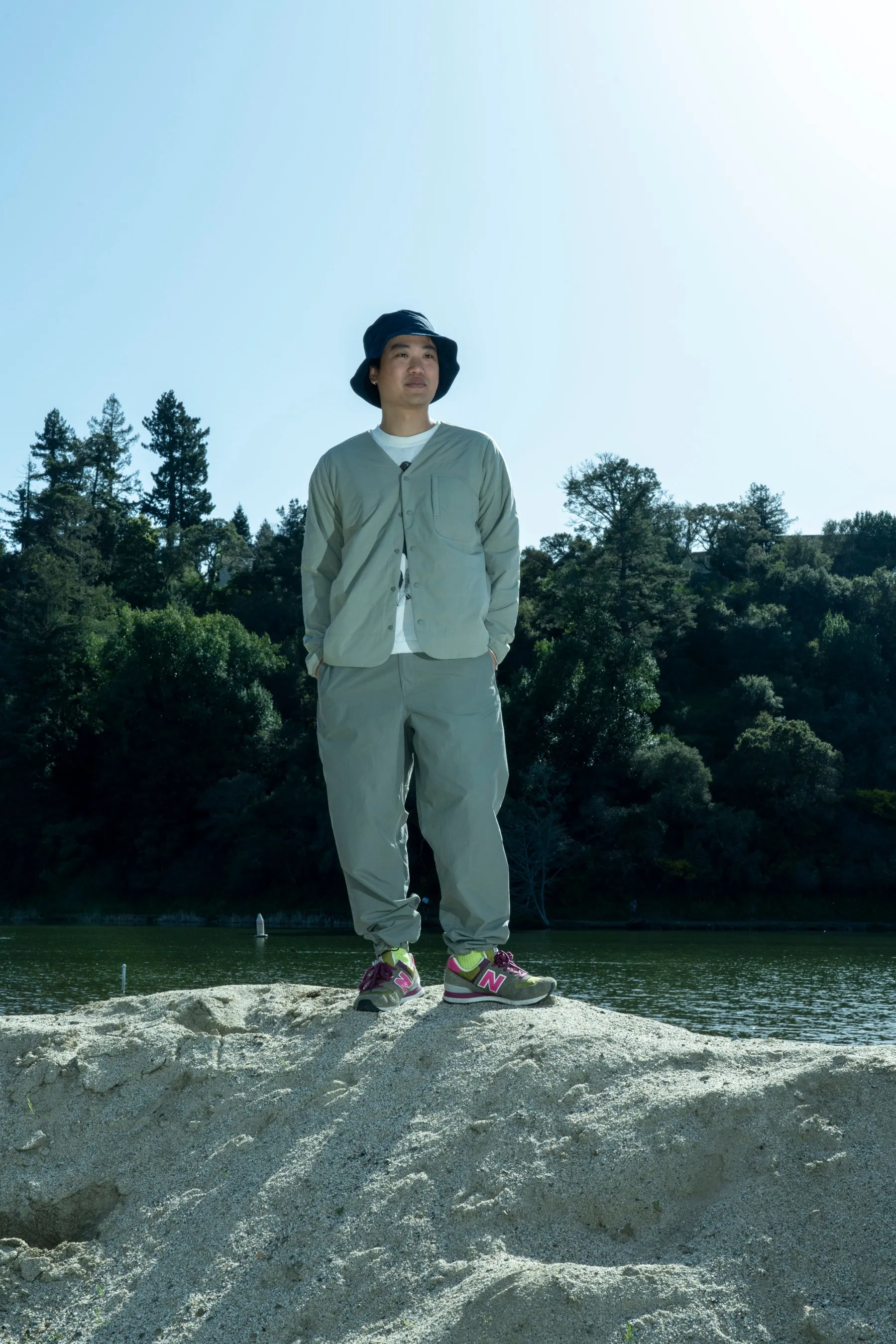 SNOW PEAK - LIGHT MOUNTAIN CLOTH PANTS IN FOLIAGE
