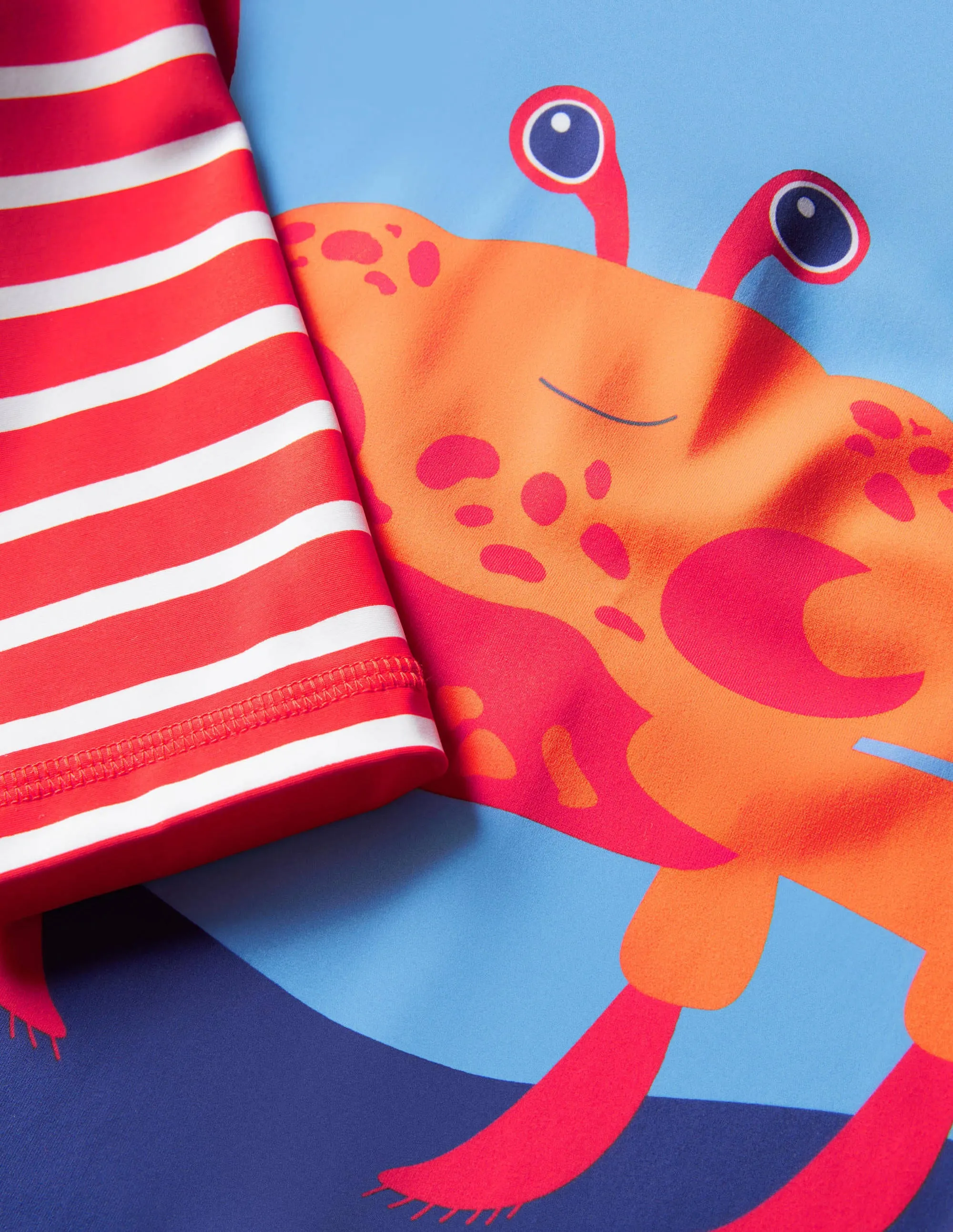 Sun Safe Surf Set-Fire Cracker Red Crab
