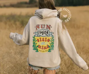 Sunshine State of Mind | Boho Hooded Sweatshirt
