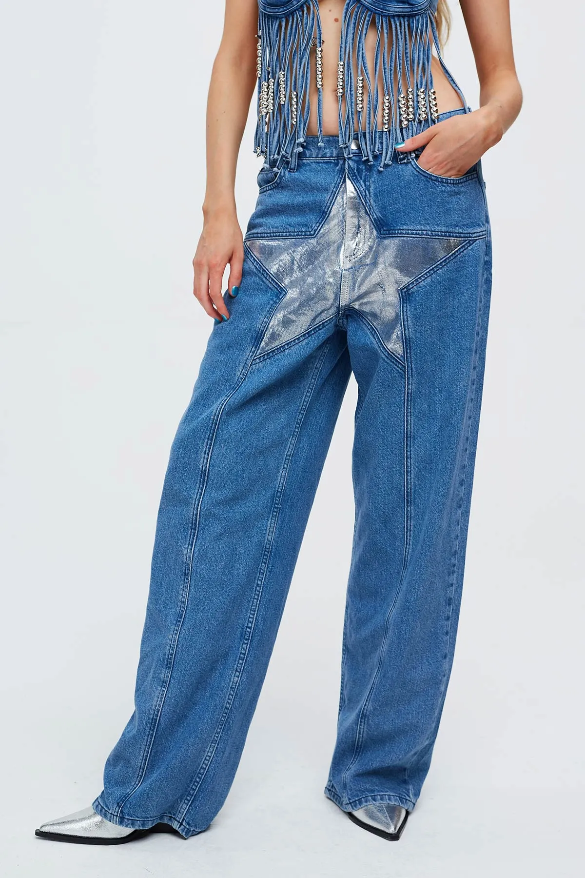 Superstar Denim Jeans - Sophie Hannah x Easy Tiger