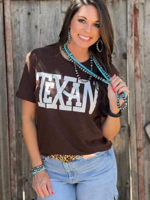 Texan Brown Graphic Tee by Texas True Threads