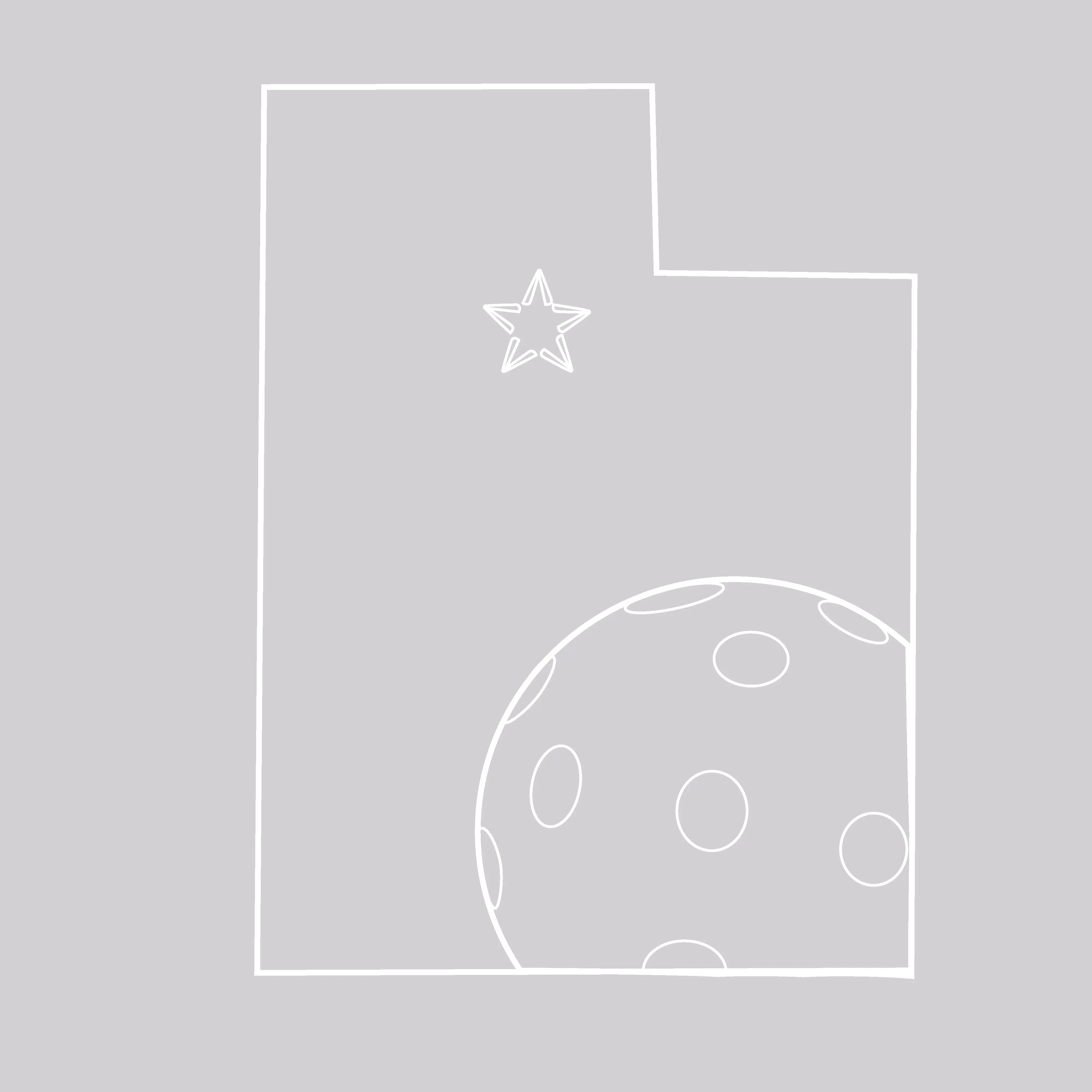 Utah With Pickleballs | Clearance Men's Short Sleeve Athletic Shirt | 100% Polyester