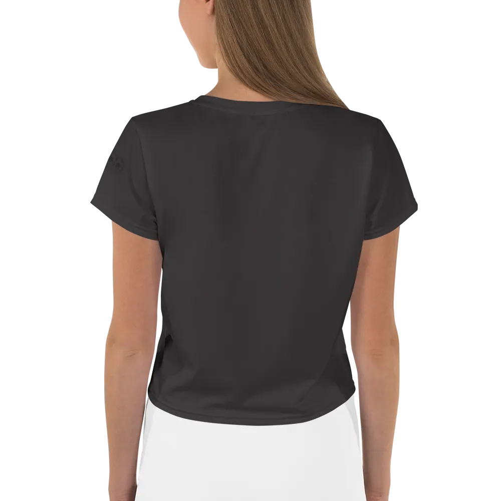 Women's Crop Tee - Black Out