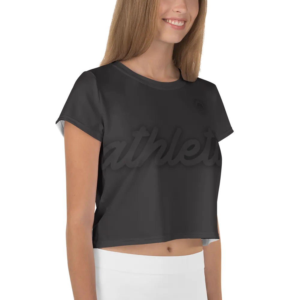 Women's Crop Tee - Black Out